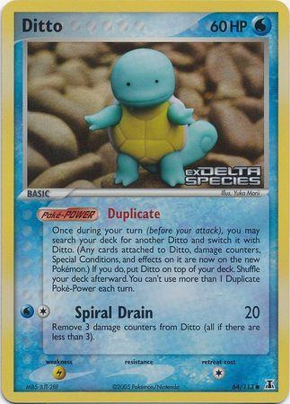 Ditto (Squirtle) [Reverse Holo]